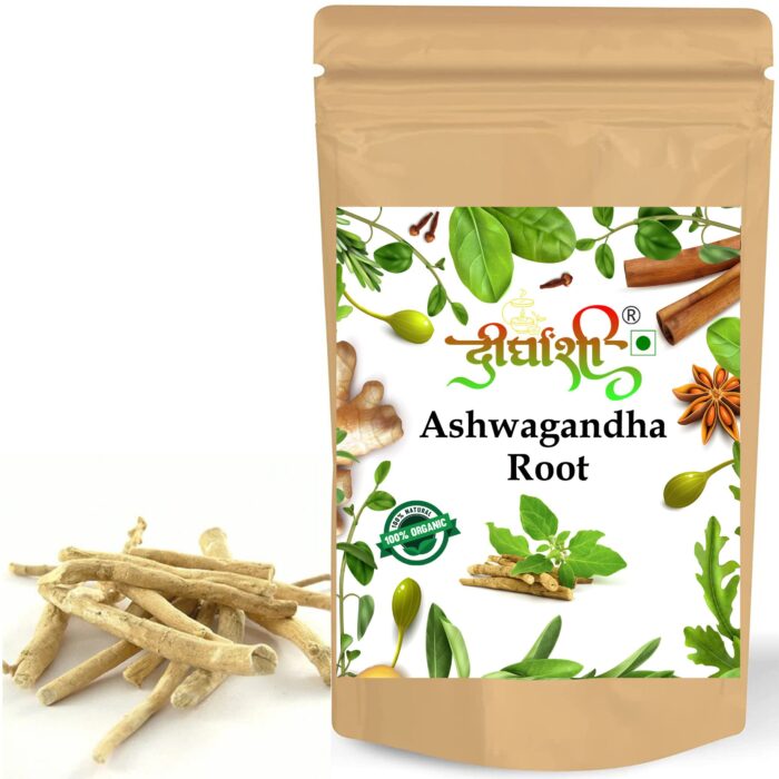 1-1-scaled-3.jpg Dirghaanshi Ashwagandha Roots - Ashvagandha Jadd - Asgandh Nagori - Withania Somnifera Seed (Pack Of 500gm) - Image 1