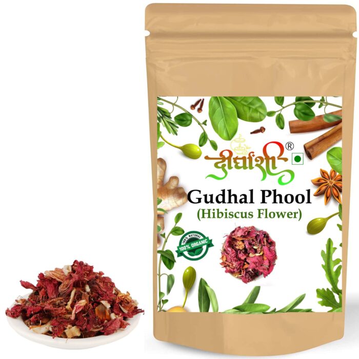 1-16-scaled-1.jpg Dirghaanshi Dry Hibiscus flowers,Hibiscus Sabdariffa,Rosa Sinensis,Gudhal Phool,Jaswand (Pack of 100gm) - Image 1