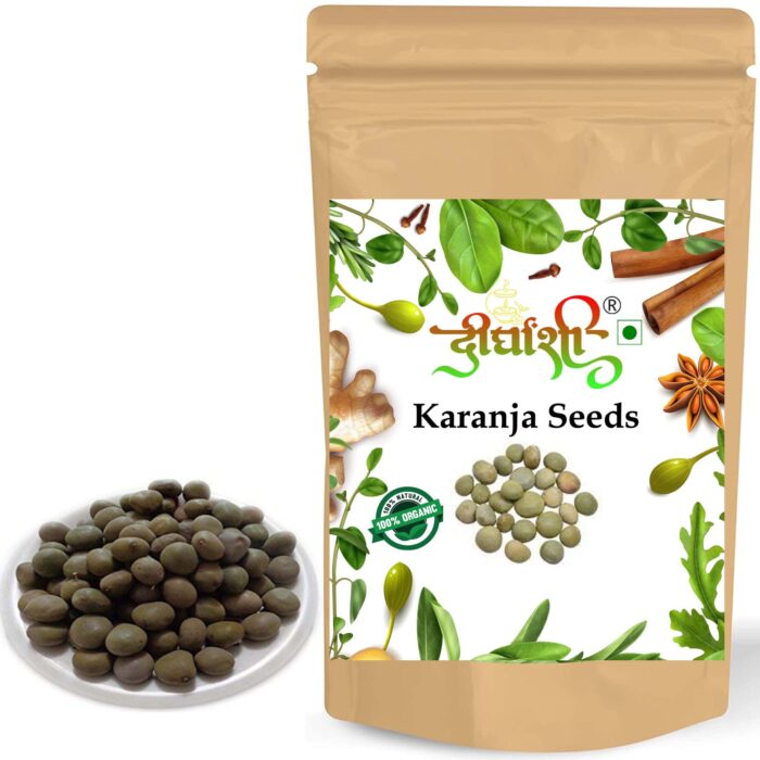 1-20-scaled-1.jpg Dirghaanshi Karanjwa, Sagargota, Caesalpinia Bonducella, Pongamia Pinnata, Fever Nut, Kat Karanja Seed (Pack Of 500gm) - Image 1