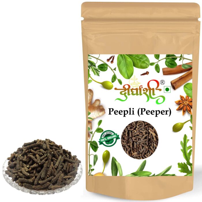 Dirghaanshi Peepli, Peeper, Pipal, Short Pepper, Dried Catkins, Baidehi, Pipplijad, Pimpli, Pipar Seed (Pack of 250 gm) - Image 1