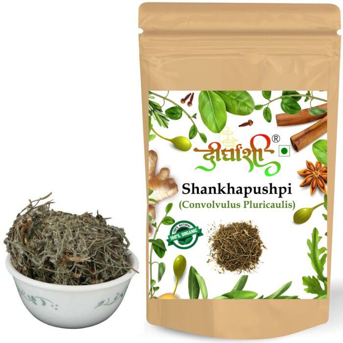 1-38-scaled-1.jpg Dirghaanshi Shankhpushpi, Morning Glory, Convolvulus pluricaulis, Clitoria Ternatea, Shankhawali (Pack of 500 gm) - Image 1