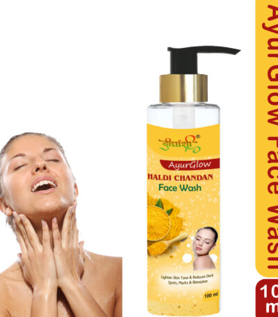 Dirghaanshi AyurGlow Haldi Chandan FaceWash