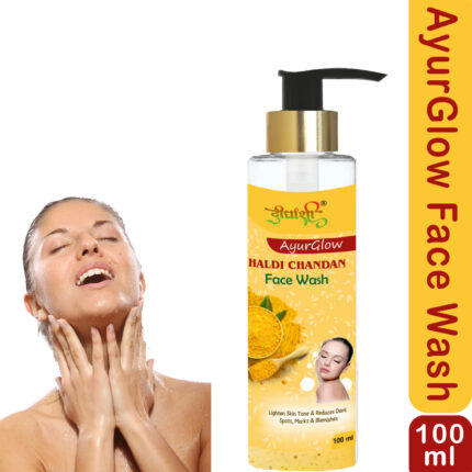 Dirghaanshi AyurGlow Haldi Chandan FaceWash
