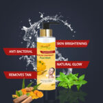 Dirghaanshi Ayurglow Haldi Chandan Facewash | Natural Glow & Acne Control | Gentle Daily Cleanser (100ml) - Image 3