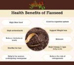 Dirghaanshi Alsi Beej, Flax Seed - With Omega 3, Lin Seed, Anti Oxidant - Linum Usitatissimum Seed (Pack Of 500gm) - Image 4