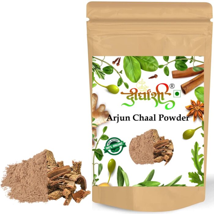 arjun-chal-powder.jpg Dirghaanshi Arjun Chal, Terminalia Arjuna, Arjun Chhal, Arjuna Bark,Arjun Chal Tree Powder (Pack of 250gm) - Image 1