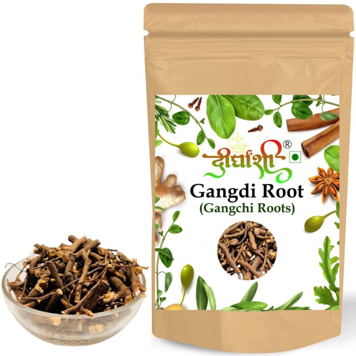 gangdi-scaled-1.jpg Dirghaanshi Dry Gangadi, Gangdi, Gangari, Gengchi Roots, Grewia Tenax, Gangeran, Cissus Quandrangularis, Phalsa Cherry, Gangri, Kaladi, Ganger, Gangeti, Nangeti (Pack of 100gm) - Image 1