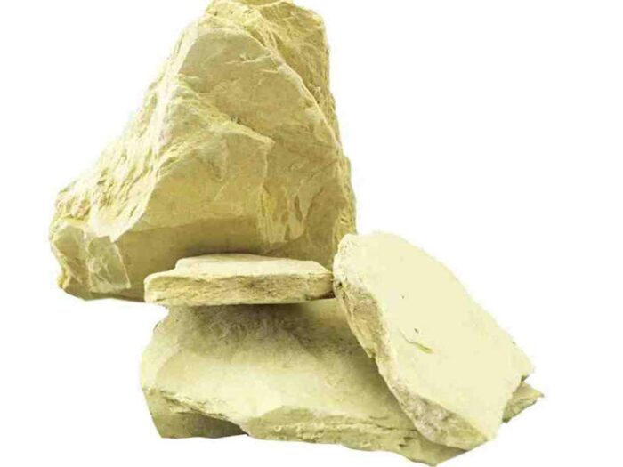 multani-stone.jpg Dirghaanshi Pure Multani Mitti Stone Form for Hair and Face (Pack of 100 gm) - Image 1