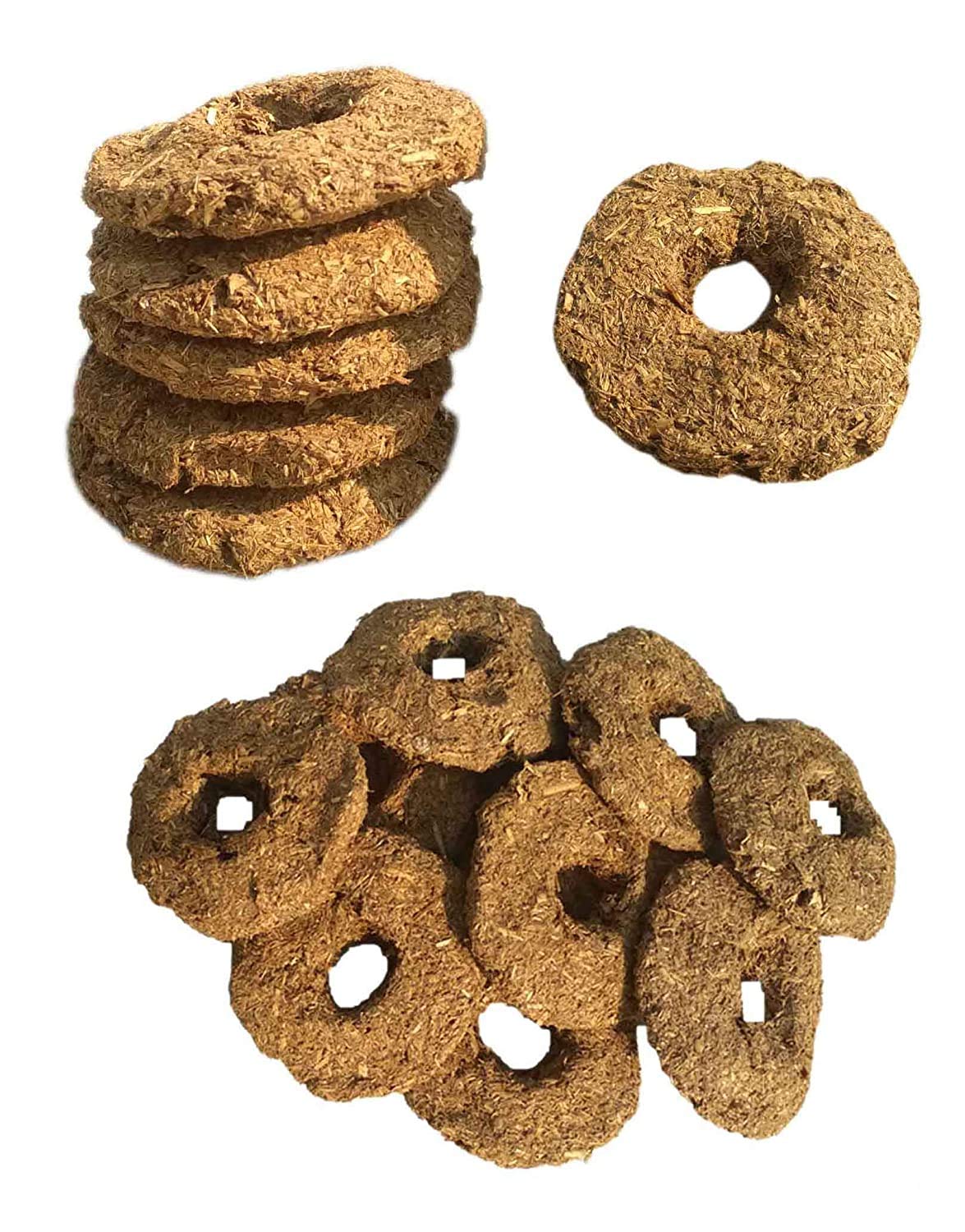 2.jpg Pure Dirghaanshi Cow Dung Cakes/Cow Dung Badkulla Mala for Holi/Gobar Badkulle/Holi Pooja Article Desi Cow Dung Cakes for Hawan, Pujan and Religious Purpose (Set of 51 PEC) ? Natural Herbal & Spiritual Product ? Natural Herbal & Spiritual Product - Image 1