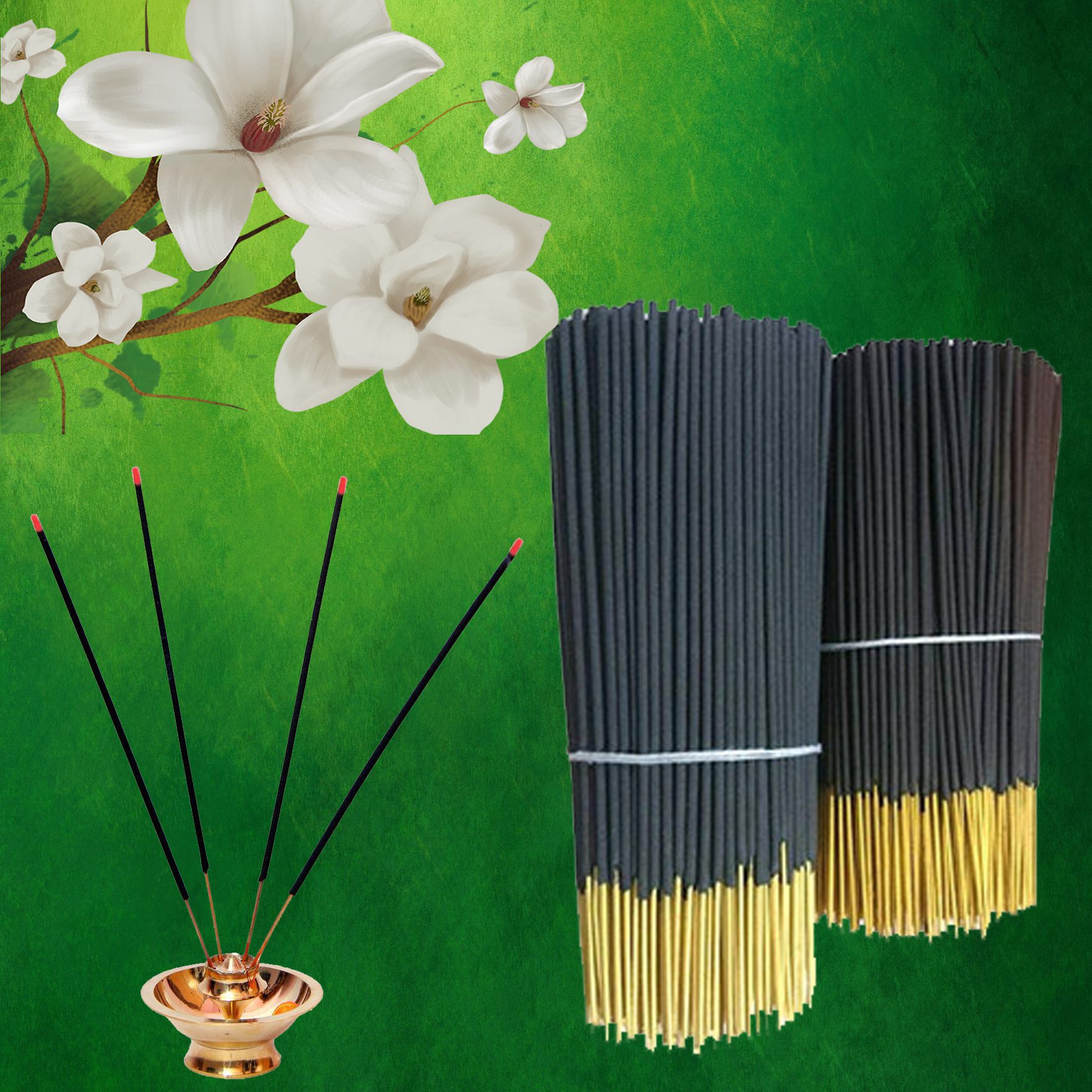 web-mogra.jpg Pure Dirghaanshi Premium Quality Natural (Low Smoke) Incense Stick Agarbatti, Used For Daily Pooja And Special Pooja With Mogra Fragrance(Pack of 351 Sticks ) ? Natural Herbal & Spiritual Product ? Natural Herbal & Spiritual Product - Image 1